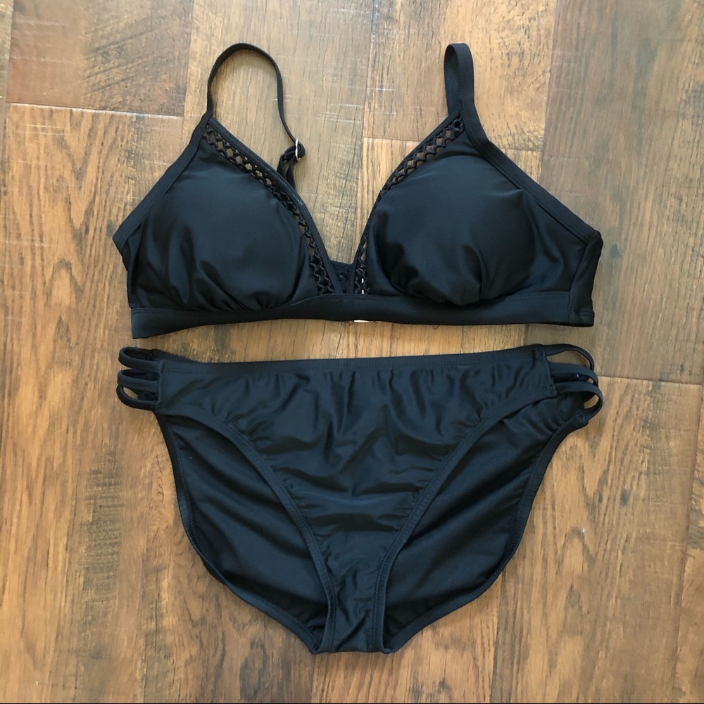 SWIMSUITS FOR ALL black bikini